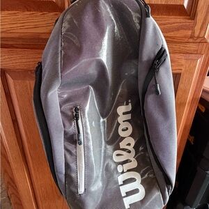 Wilson Black and Gray Men's Backpack